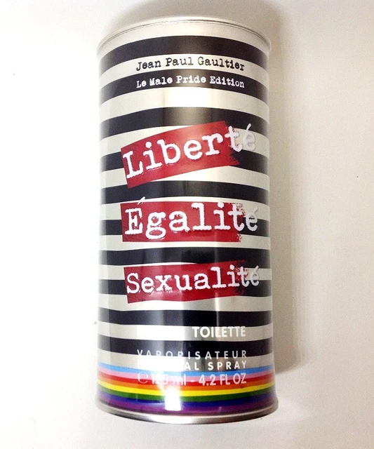 Jean Paul Gaultier LE MALE 125ml PRIDE EDITION 4.2 Fl. Oz. año 2022 Ed. ORGULLO