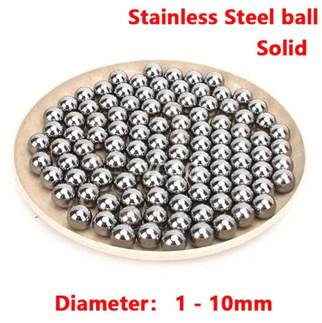 304 Stainless Steel Ball Dia 1mm-10mm High Precision Bearing Balls Smooth Ball