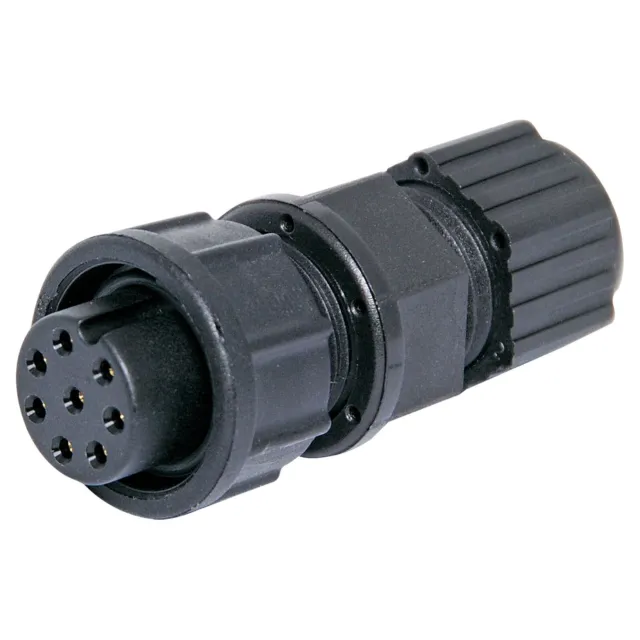 Amphenol 8 Pin 5A Locking Female Line IP67 Waterproof Socket
