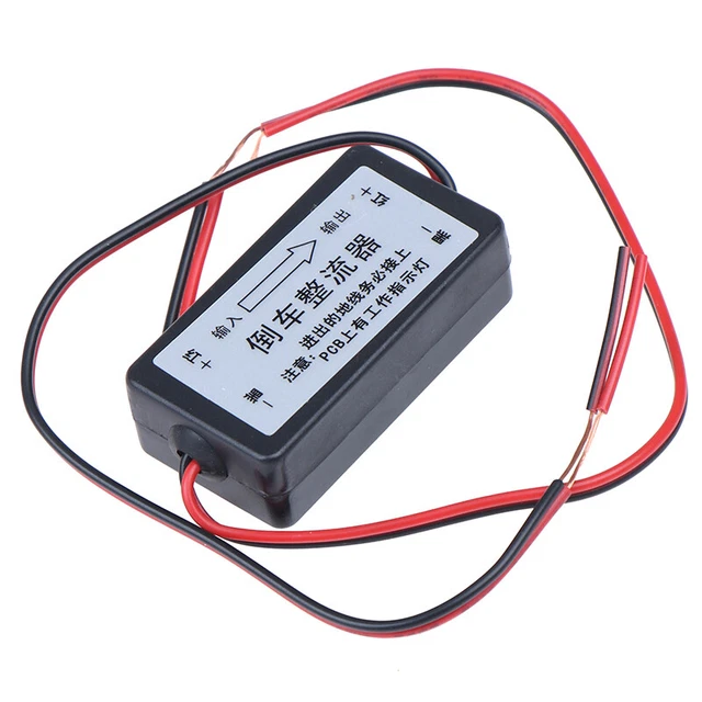 Dilwe redresseur de filtre de caméra de recul 12V voiture vue arrière