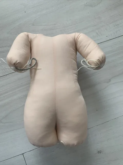 stuffed cloth body Wire armature for 28” doll porcelain bisque vinyl