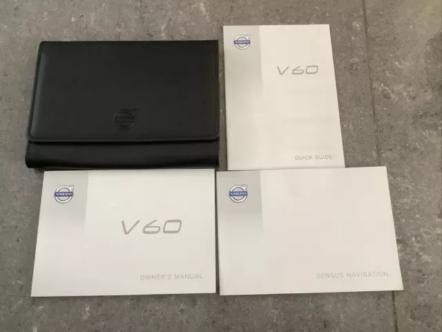 Volvo V60 Owners Handbook / Manual + Wallet 2014~2018 (2016) 2