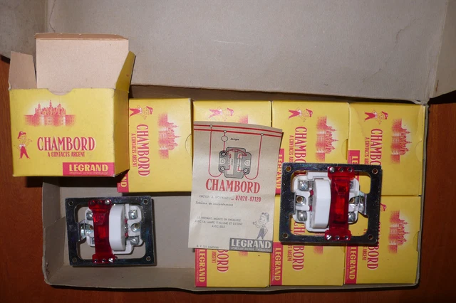 INTERRUPTEUR SIMPLE ALLUMAGE LEGRAND CHAMBORD EUR 8,00 - FR