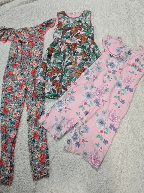 10-11 Years Girls summer Bundle dress jumpsuit (37)