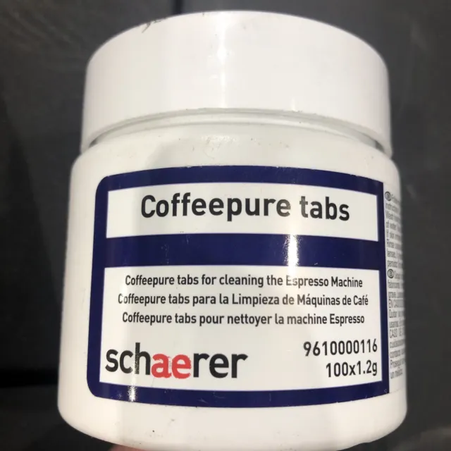 Schaerer Coffeepure tabs NEW Cleaning Tabs for Espresso Machine 100 tabs 6