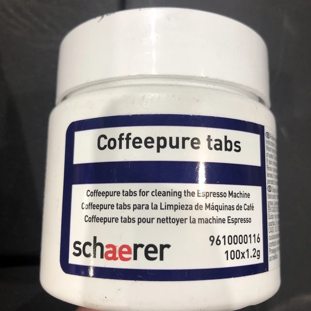 Schaerer Coffeepure tabs NEW Cleaning Tabs for Espresso Machine 100 tabs 6