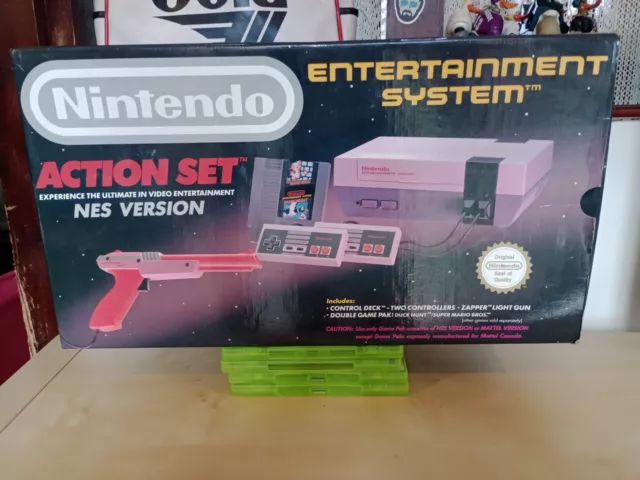 Nintendo NES BOX ONLY Action Set Console - Box 📦 Only - Very Good Condition 2