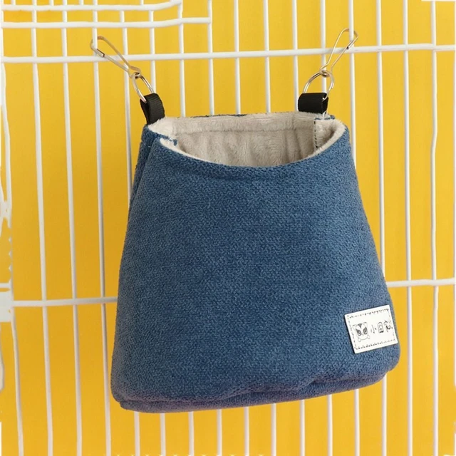 Opening Winter Sugar Glider Pouch Hanging Squirrel Bed Cage  Winter