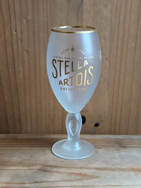 Stella Artois Unfiltered Chalice Beer Glass - Pint/20oz - GarageBar Limited