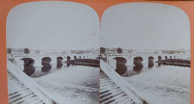 TOURS LE PONT De Pierre. Vue Stéréoscopique EUR 15,00 - PicClick FR