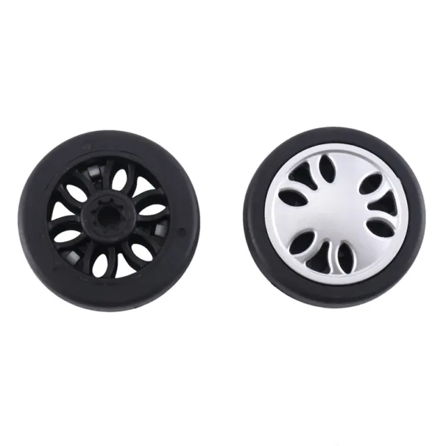 Luggage Wheels Replacement 50mm X 13mm Kits Universal 1 Pair C5S3 2