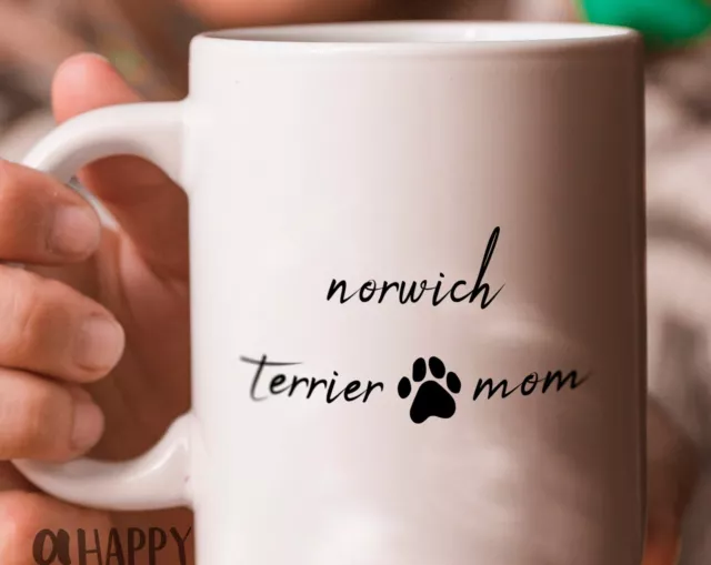Norwich Terrier Mom Gift Norwich Terrier Mom Mug Norwich Terrier Mom With Dog