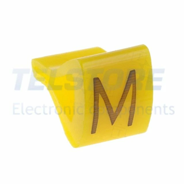 1Confezione  Segna cavi per cavi e fili 1,7÷3,5mm H 6mm A 6mm L 5mm  .