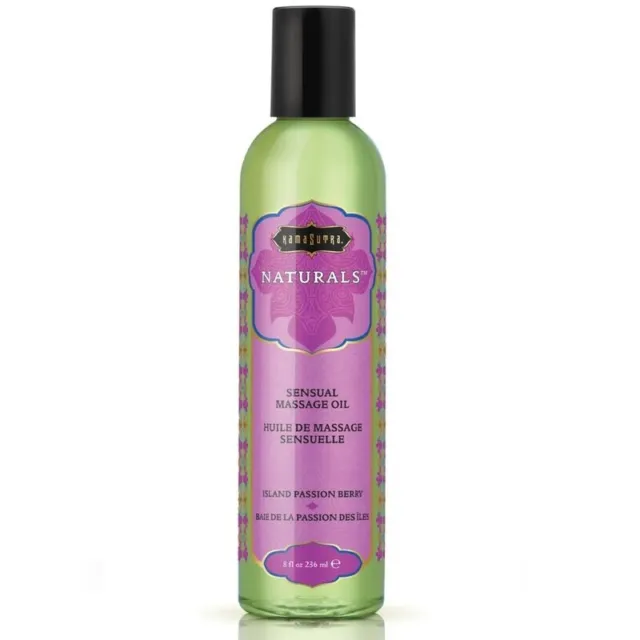 Kamasutra Aceite De Masaje Natural Passion Berry 236 Ml Envío Discreto 24H