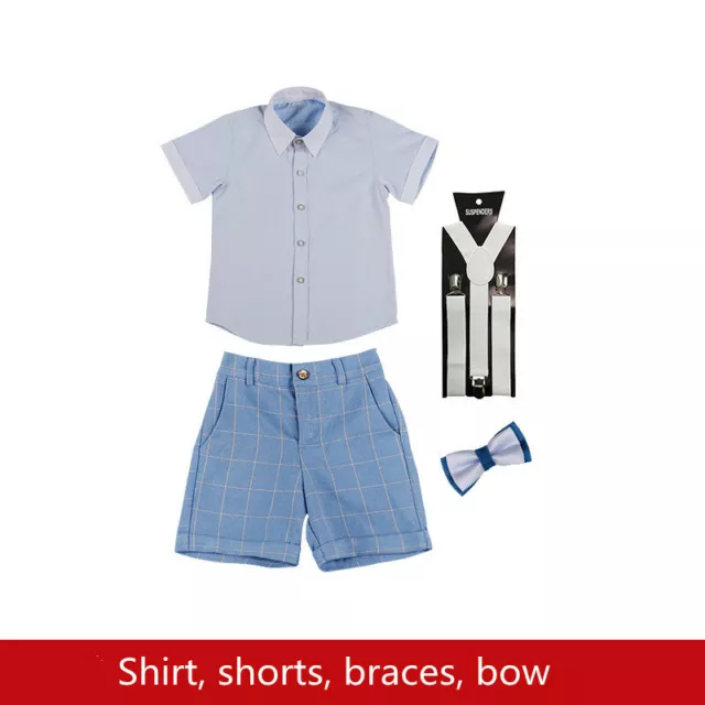 Boys Suits, 4 Piece waistcoat Short Set Suit, Wedding Page boy Formal Baby Boy 6