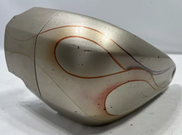 99-03 Yamaha Road Star XV1600 Side Cover Fairing Set Tan Left Flames