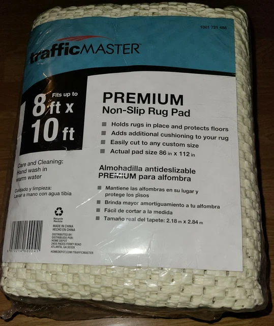 TRAFFICMASTER 8 FT. x 10 ft. Premium Non Slip Rug Gripper Pad 31.99
