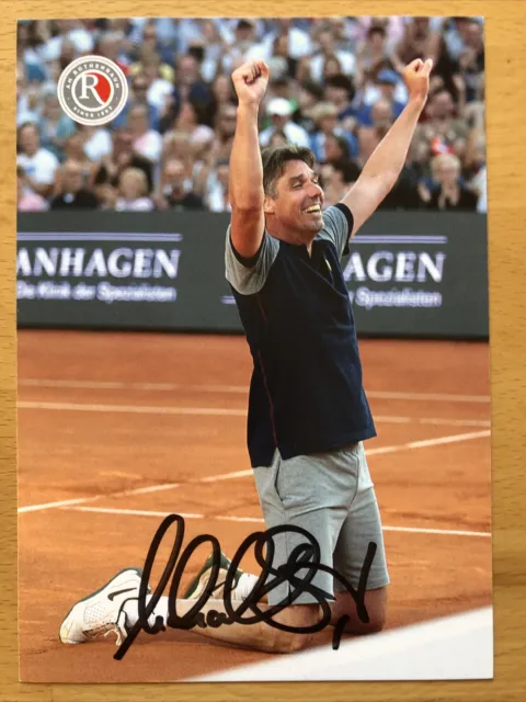 Michael Stich AK Tennis Autogrammkarte original handsigniert