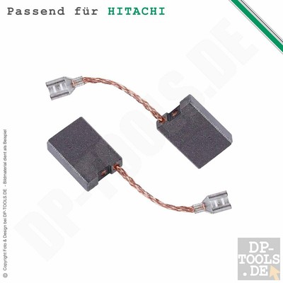 Hitachi 2 Balais de Charbon à Moteur pour hitachi YC14 Type 999-044 