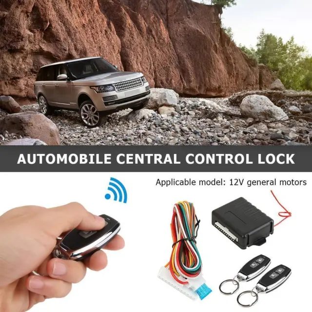 Universal Car Remote Central Door Lock Kit Keyless Entry Alarm System 410/T231