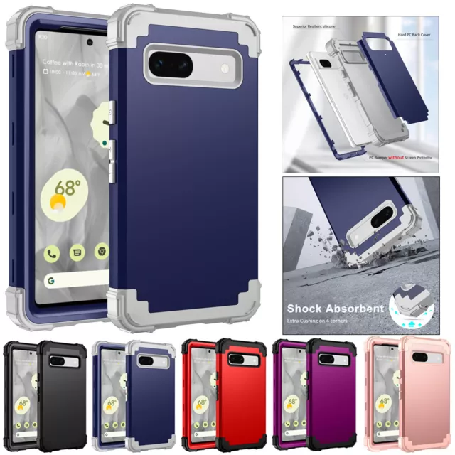 For Google Pixel 7A 6A 7 6 Pro 5A 4A 3A XL Case Shockproof Heavy Duty Hard Cover