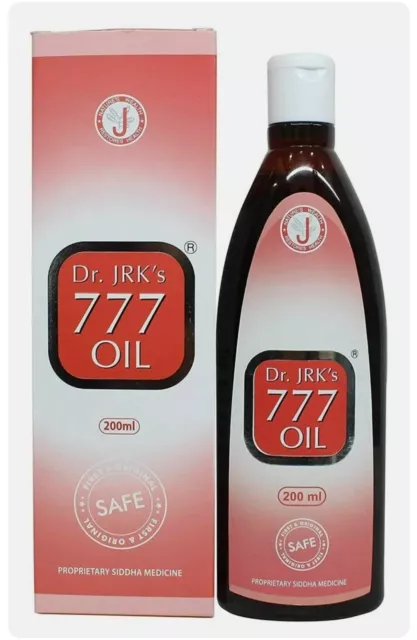 Aceite Dr JRK's 777 para el tratamiento eficaz para el manejo de la psoriasis 200 ml