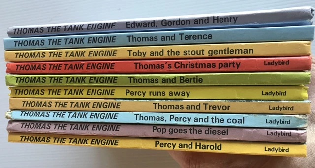 10 X VINTAGE Ladybird Thomas The Tank Engine & Friends 1980’s Series ...
