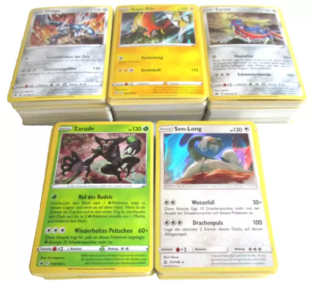 Pokemon Karten Sammlung - 100 Karten + Seltene  Holo - Deutsch - Geschenk ⭐️