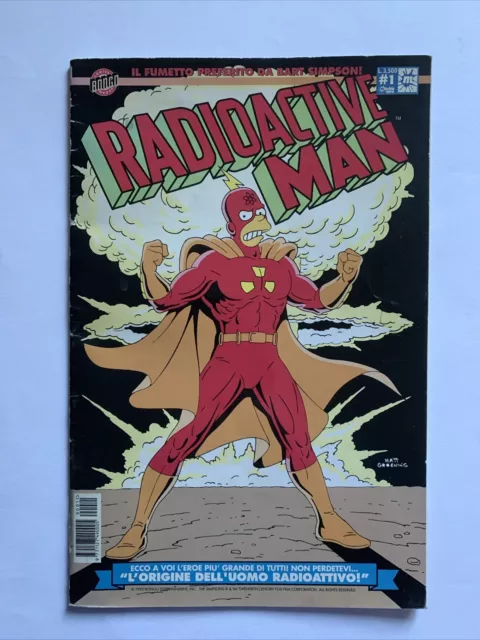 RADIOACTIVE MAN 1 Bongo Comics / Macchia Nera