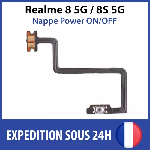 REALME 8 5G / 8S 5G nappe câble flexible bouton latéral power on off flex button