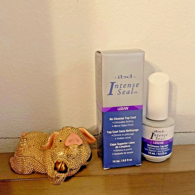 IBD LED/UV Intense Seal  Gel No Cleanse Top Coat 0.5oz/15ml