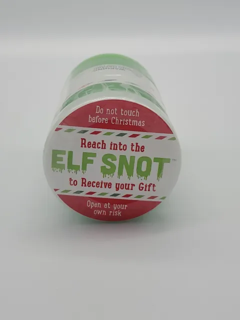 Portatarjetas de regalo Elf Snot mordaza de regalo de Navidad frasco de limo