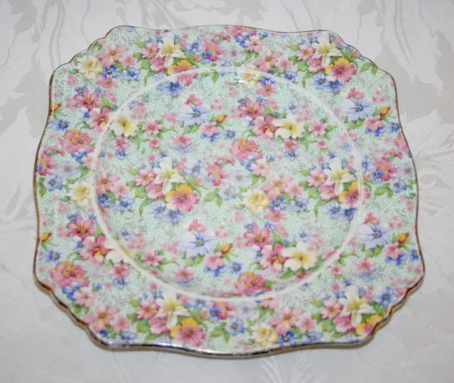 Beautiful Vintage Royal Winton Grimwades “Marion” Floral Chintz Plate