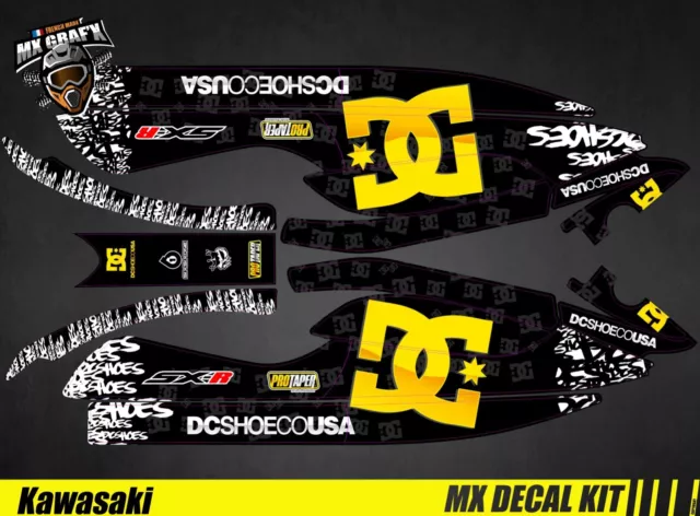 Kit Déco pour / Decal Kit for Jet Ski Kawasaki 800 Sxr - DC