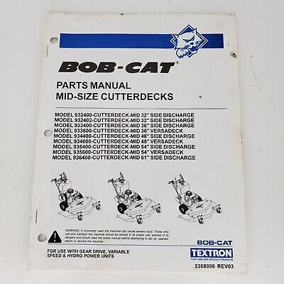 Piezas Bob-Cat Cortadoras Manuales Tamaño Mediano Textron 2308096