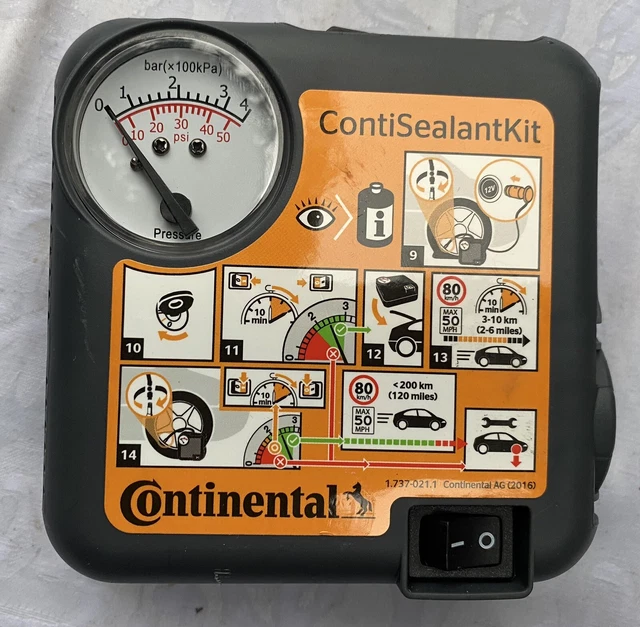 CONTINENTAL 12V ELECTRIC Car Tyre & Bike 150PSI Portable Air Compressor