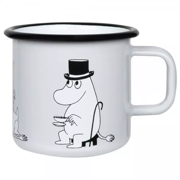 Muurla Tasse Mumins Moominpappa Grau (370 ml)