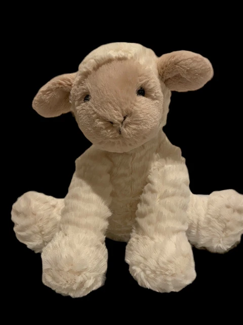 JELLYCAT FUDDLEWUDDLE LAMB Sheep Cream Tan Face 9" Plush Stuffed Animal ...