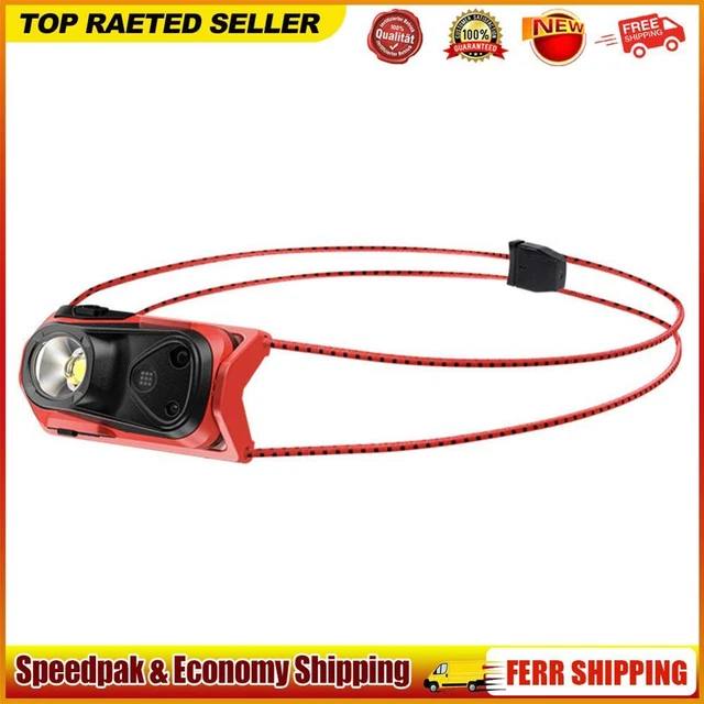 Wiederaufladbare Stirnlampe 4 Modi XPG-Stirnlampe für Notfälle im Freien (Rot)