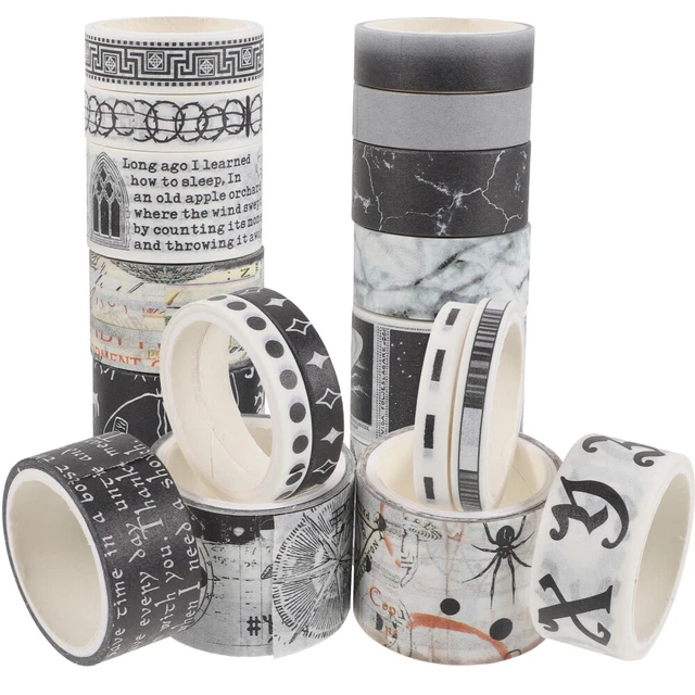 20 Rolls Dekorative Bänder Für Sammelalben Sammelalbum Papier Klebeband