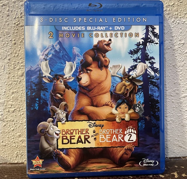 Brother Bear / Brother Bear 2 Special Edition Blu-ray DVD Combo Free Ship