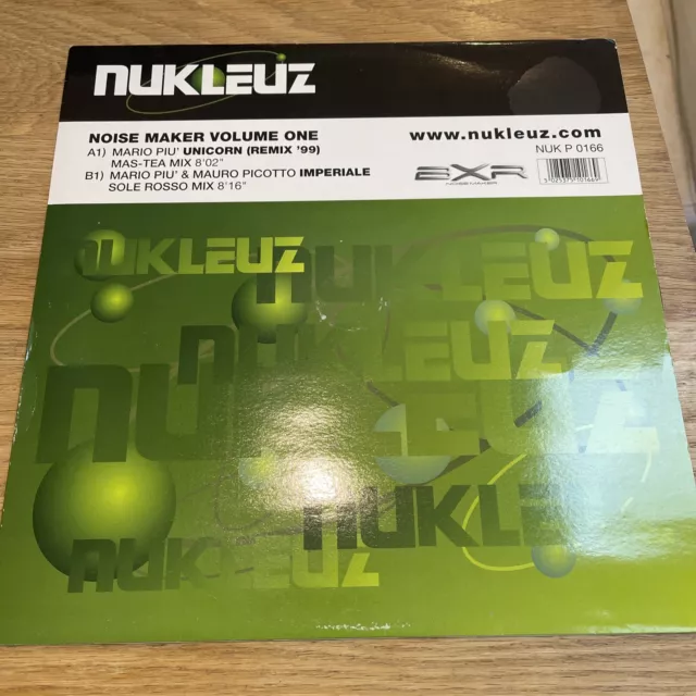 Mario Piu' & Mauro Picotto – Noise Maker Volume One, Nukleuz 1999, Hard Trance