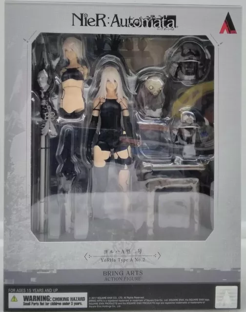 Square Enix NieR Automata: 2B Yorha No. 2 Type B Deluxe Play Arts Kai  Action Figure, Multicolor