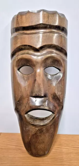 African Vintage Tribal Wooden Carved Mask