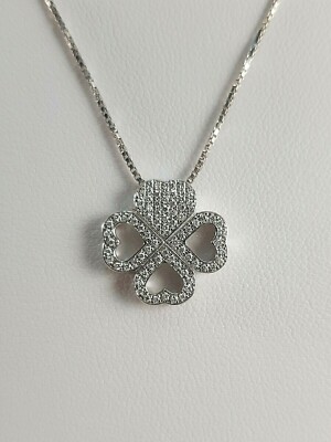 CARITA Collier avec Pendentif Gianni Carita'Or 18 KT et Diamants CT 0,30 