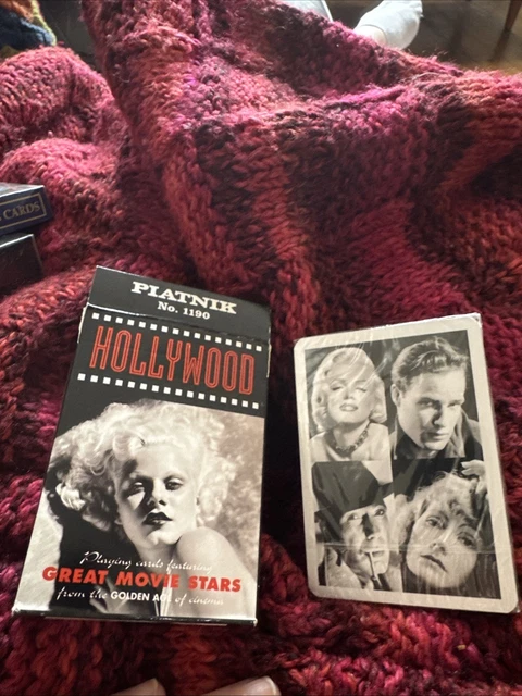 MOVIE STARS HOLLYWOOD Playing Cards complete set from 1997 £6.79