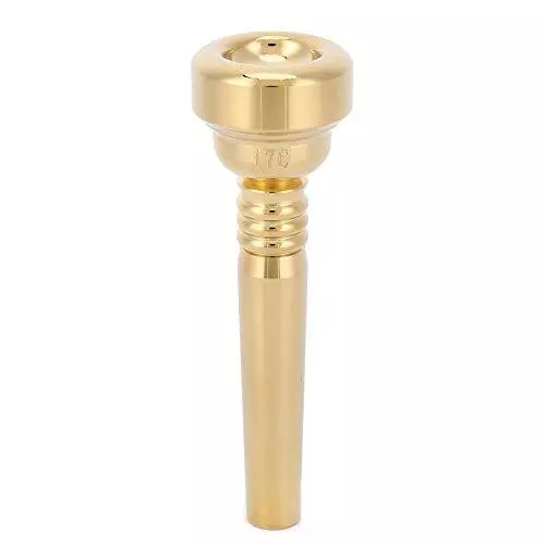 Trumpet Mouthpiece 17C,Gold Mouthpiece Brass Plated Mouthpiece Trumpet