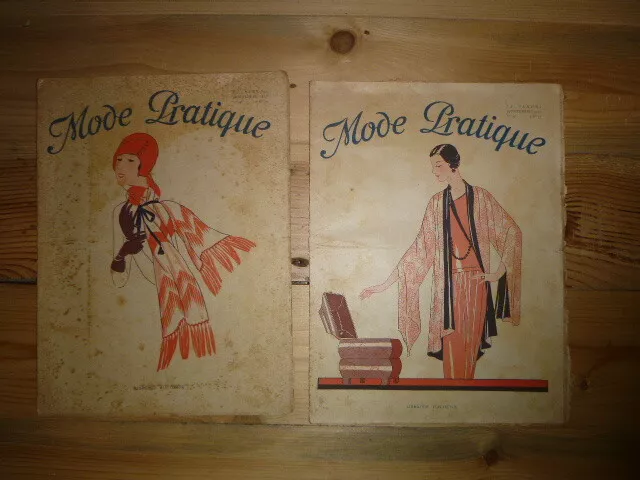 Lot De 2 Revues La Mode Pratique N°47 Et N°48 Novembre 1927