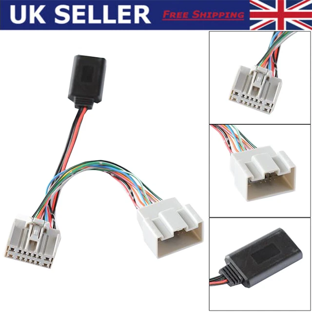 Bluetooth Audio Stereo AUX Cable Plug For Volvo C30 C70 S40 S60 S70 S80 V40 XC70