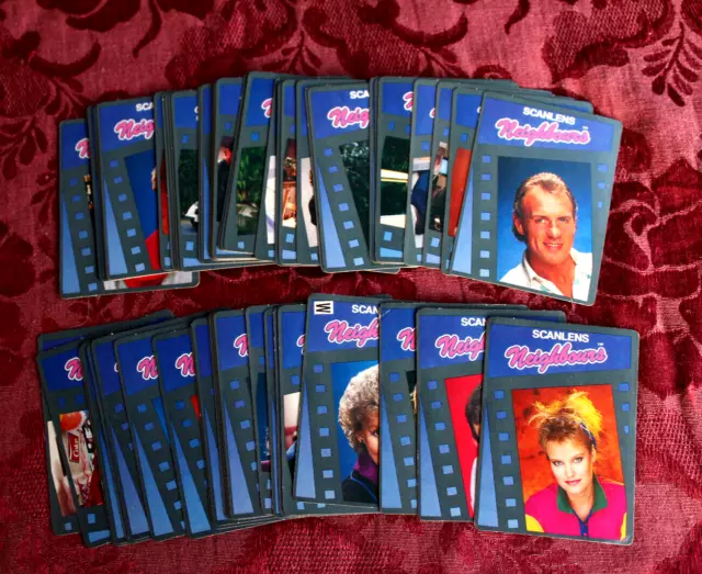 Neighbours Trading  Cards Scanlens - 1987 Vintage Kylie Minogue  55/66 Set